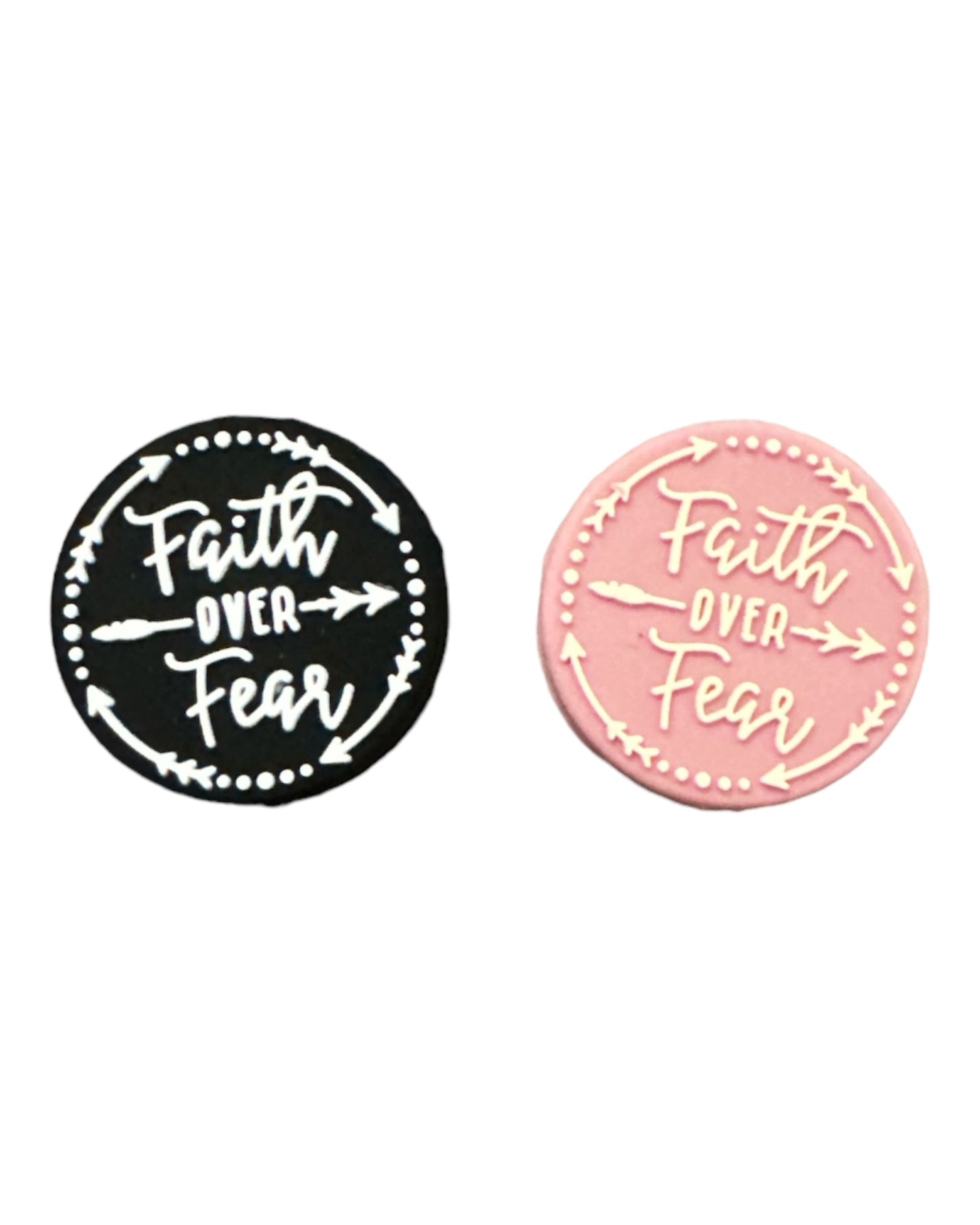 Faith Over Fear Silicone Focal Bead