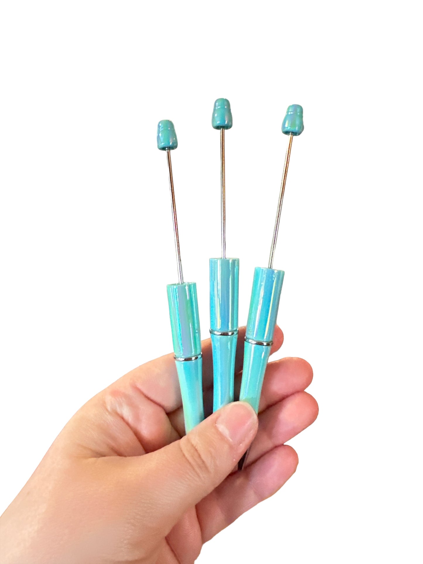 Light Blue UV Beadable Pen