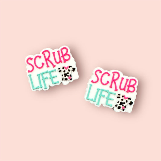 Scrub Life Healthcare Nursing CNA Silicone Focal Bead