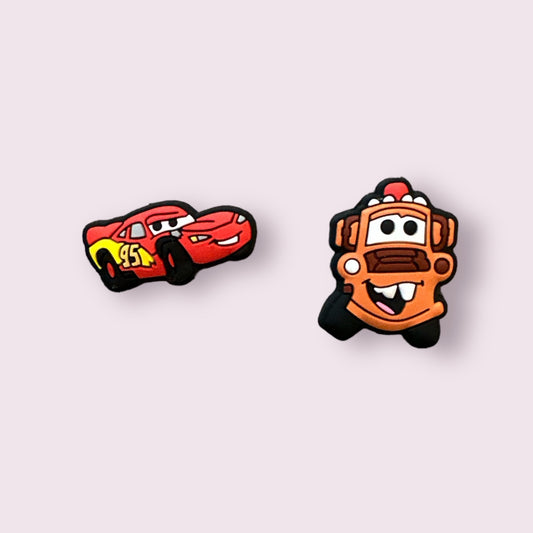 Cars Cartoon Character Silicone Focal Bead