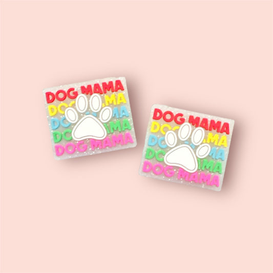 Dog Mama Silicone Focal Bead