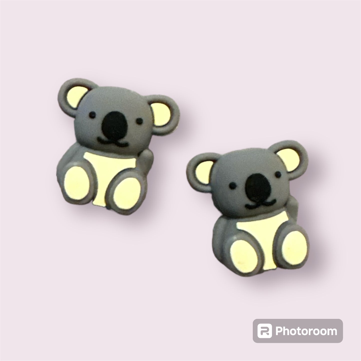 Koala 3D Silicone Focal Bead