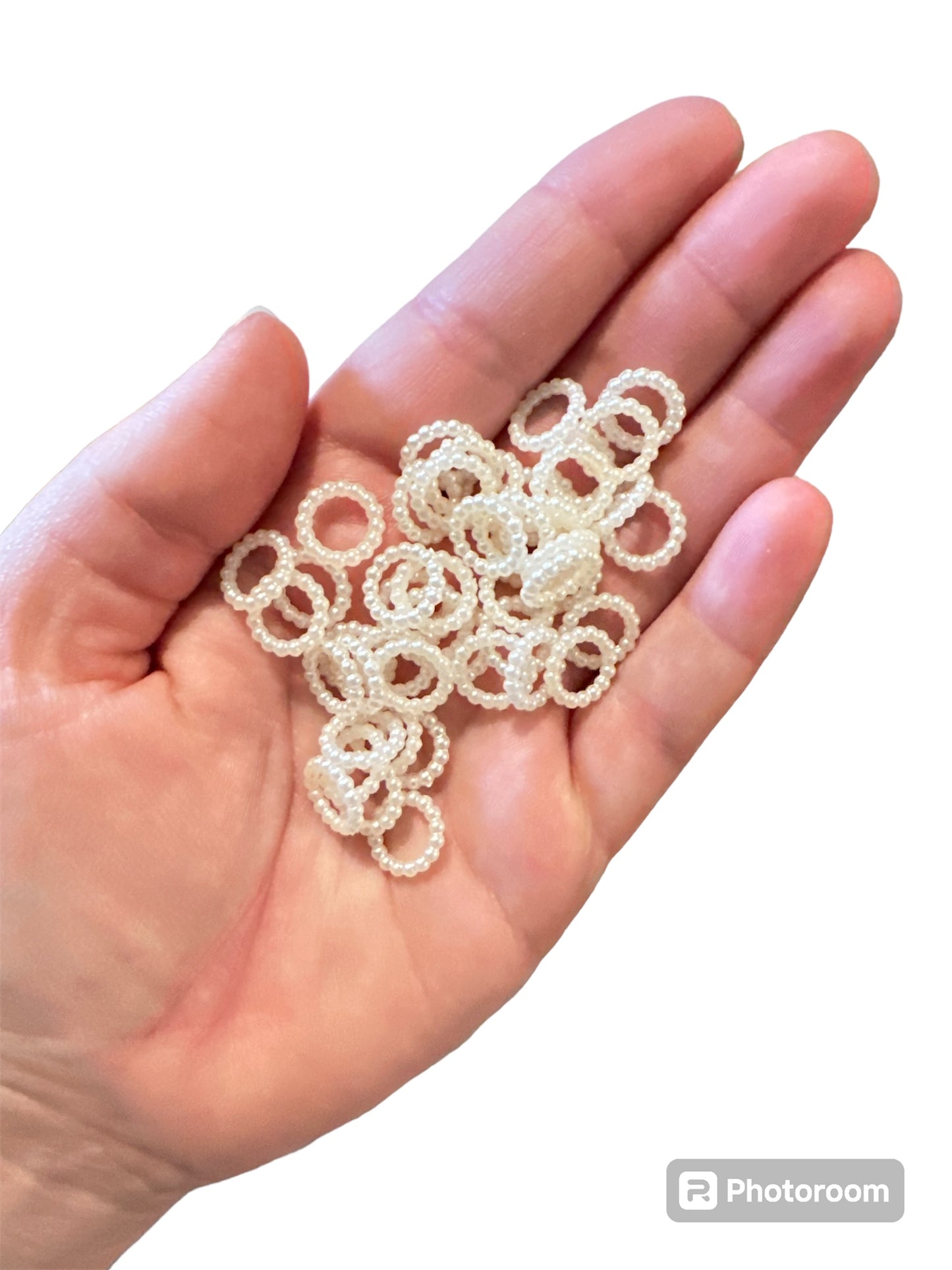 Acrylic Pearl Spacers 12mm Spacers - 20 pack Bead Spacers