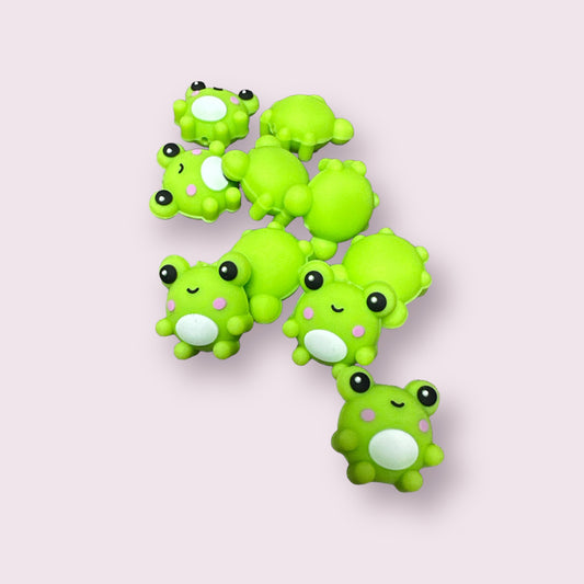 Frog Silicone Focal Bead 3D