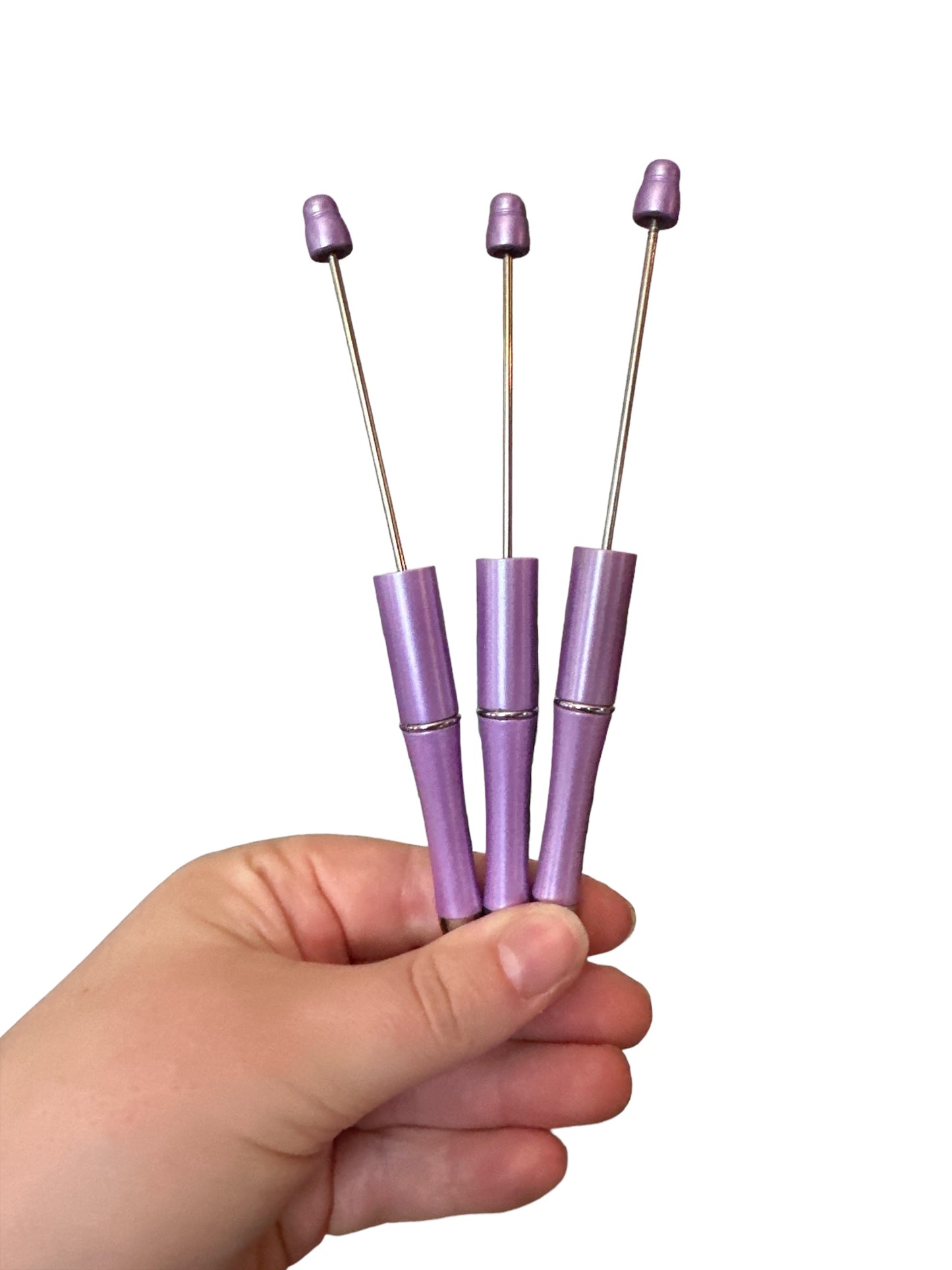 Purple Shimmer Beadable Pen